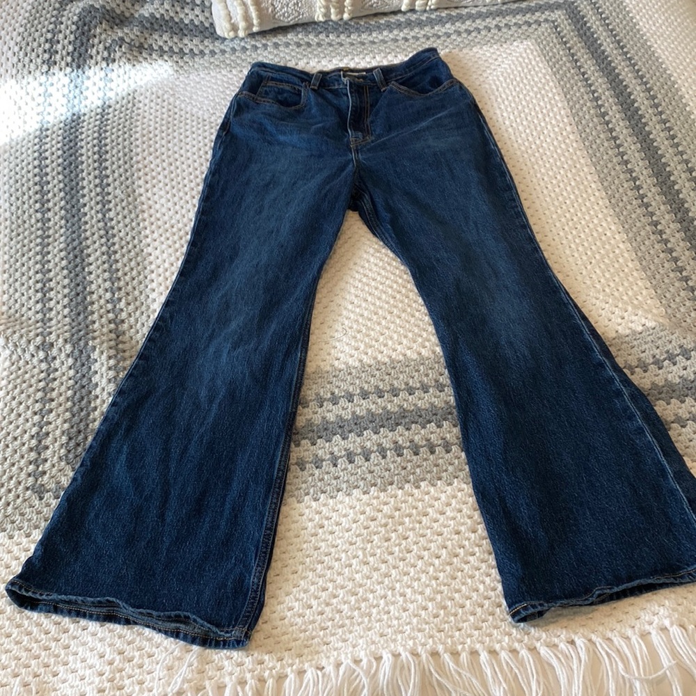Levi’s 70s High Flare Dark Wash Jeans